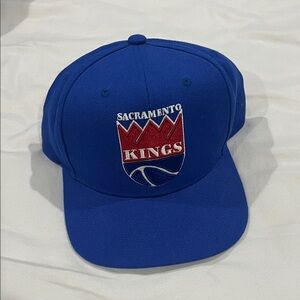 Mitchell & Ness Blue Sacramento Kings Hat
